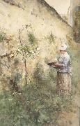 Carl Larsson, The Old Wall